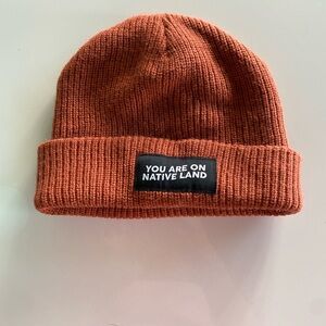 Rust/orange Knit Beanie urbannativeera.com